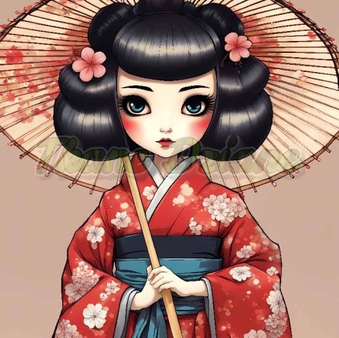 PANEL DRUKOWANY GEISHA NR 10