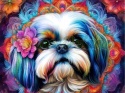 PANEL DRUKOWANY NEONOWY SHIH TZU NR 19