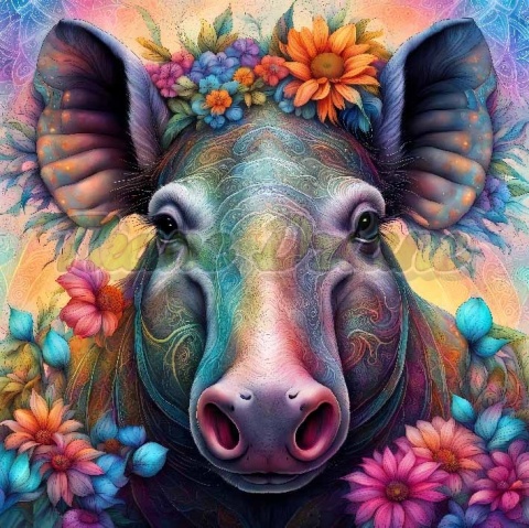 PANEL DRUKOWANY NEONOWY TAPIR NR 15