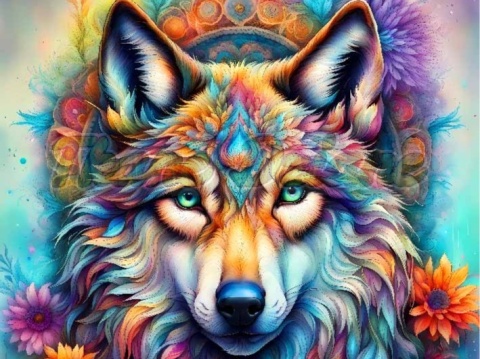 PANEL DRUKOWANY NEONOWY WILK NR 13