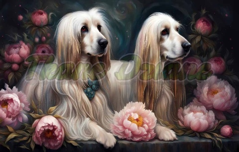 PANEL DRUKOWANY POZIOMY NA PODUSZKI DWA CHART AFGAŃSKI