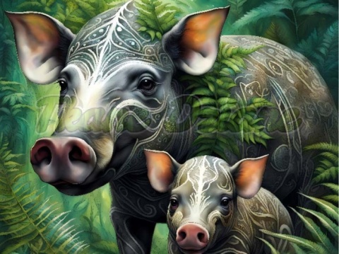 PANEL DRUKOWANY TAPIR NR 6