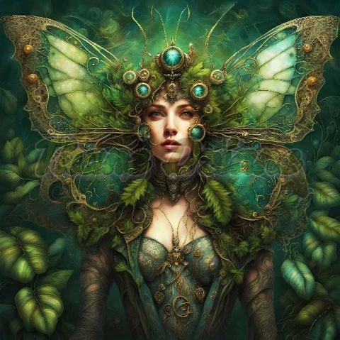 PANEL DRUKOWANY ZIELONE CHRZĄSZCZE NR 4