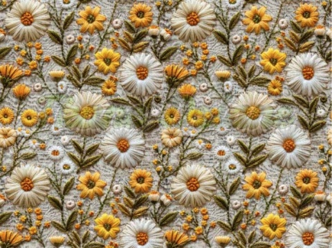 TKANINA DRUKOWANA RUMIANKI NR 4