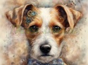 PANEL DRUKOWANY AKWARELOWE PSY -JACK RUSSEL TERRIER NR 12