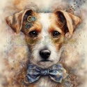 PANEL DRUKOWANY AKWARELOWE PSY -JACK RUSSEL TERRIER NR 12