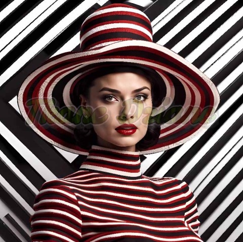 PANEL DRUKOWANY KOBIETY RETRO NR 2