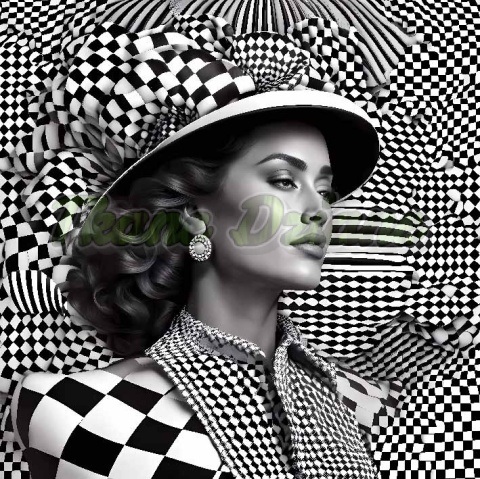 PANEL DRUKOWANY KOBIETY RETRO NR 3