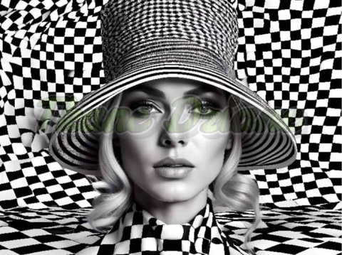 PANEL DRUKOWANY KOBIETY RETRO NR 8