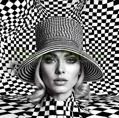 PANEL DRUKOWANY KOBIETY RETRO NR 8