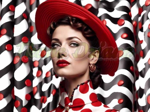 PANEL DRUKOWANY KOBIETY RETRO NR 10