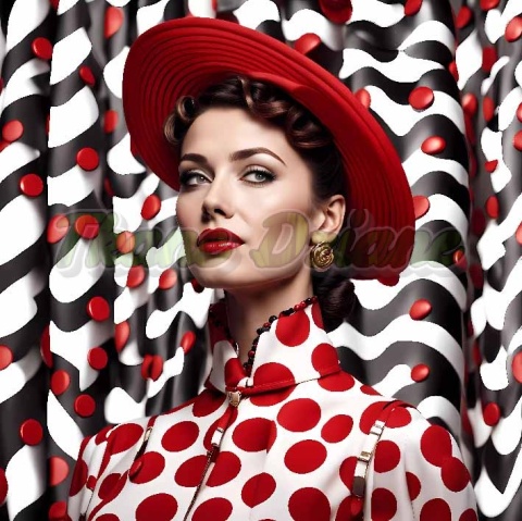 PANEL DRUKOWANY KOBIETY RETRO NR 10