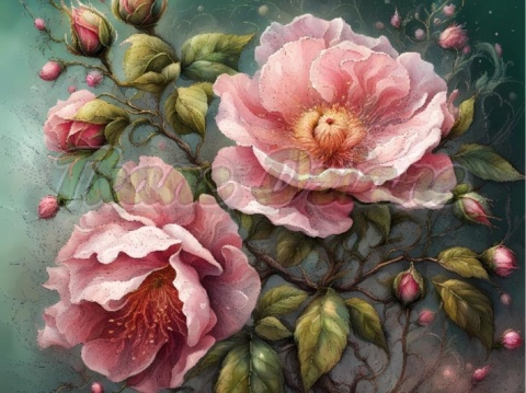 PANEL DRUKOWANY KWIATY NR 2