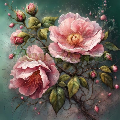 PANEL DRUKOWANY KWIATY NR 2