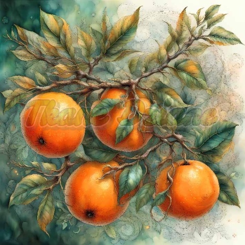 PANEL DRUKOWANY OWOCE- POMARAŃCZE NR 10