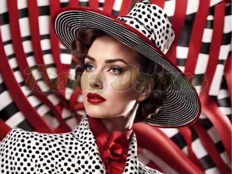 PANEL DRUKOWANY KOBIETY RETRO NR 1