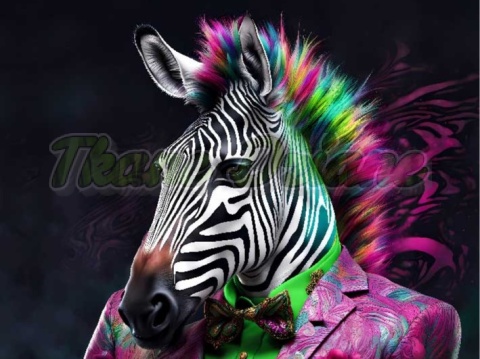 PANEL DRUKOWANY ZEBRA NR 3