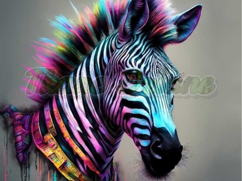 PANEL DRUKOWANY ZEBRA NR 4