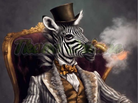 PANEL DRUKOWANY ZEBRA NR 6