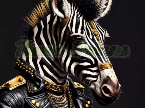 PANEL DRUKOWANY ZEBRA NR 8