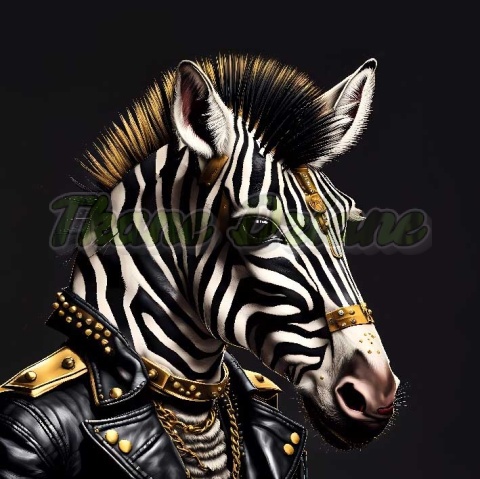 PANEL DRUKOWANY ZEBRA NR 8