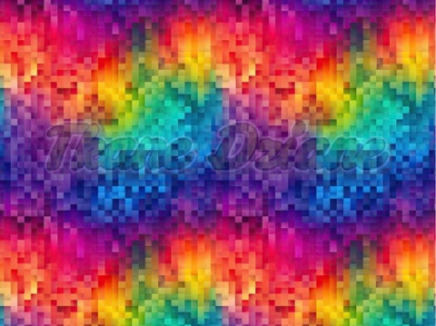 TKANINA DRUKOWANA GEOMETRYCZNA MOZAIKA NR 2