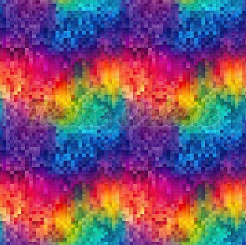 TKANINA DRUKOWANA GEOMETRYCZNA MOZAIKA NR 2