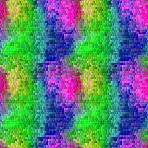 TKANINA DRUKOWANA GEOMETRYCZNA MOZAIKA NR 3