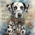 PANEL DRUKOWANY AKWARELOWE PSY -DALMATYŃCZYK NR 66