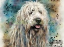 PANEL DRUKOWANY AKWARELOWE PSY -KOMONDOR NR 42