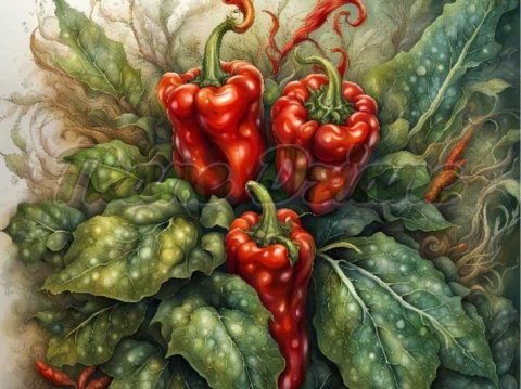 PANEL DRUKOWANY CZERWONA PAPRYKA NR 6