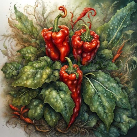 PANEL DRUKOWANY CZERWONA PAPRYKA NR 6