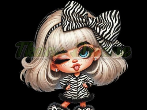 PANEL DRUKOWANY DZIEWCZYNKA NR 1