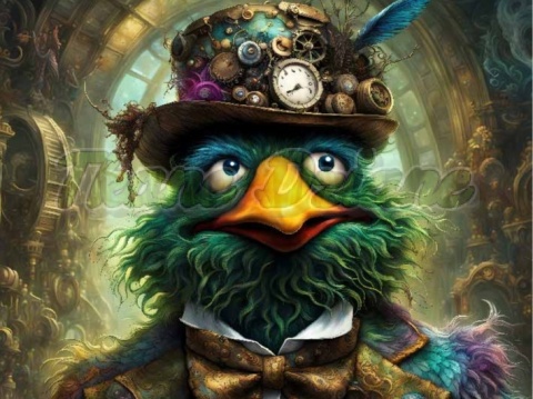 PANEL DRUKOWANY KOLOROWE PTAKI NR 14