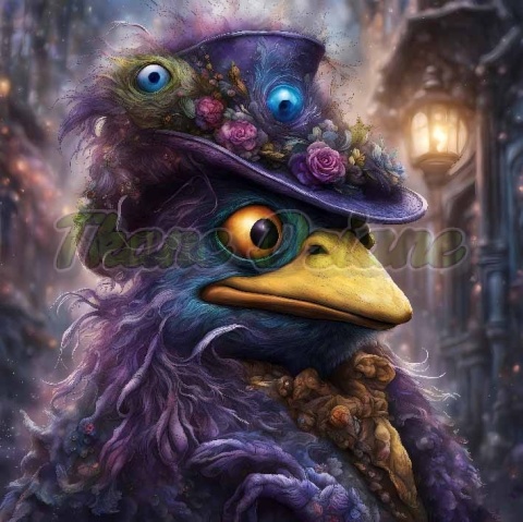 PANEL DRUKOWANY KOLOROWE PTAKI NR 15