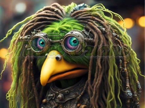 PANEL DRUKOWANY KOLOROWE PTAKI NR 20