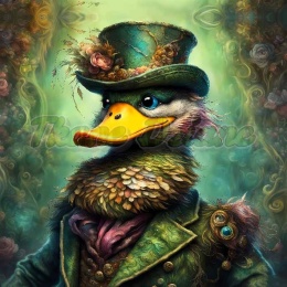 PANEL DRUKOWANY KOLOROWE PTAKI NR 9