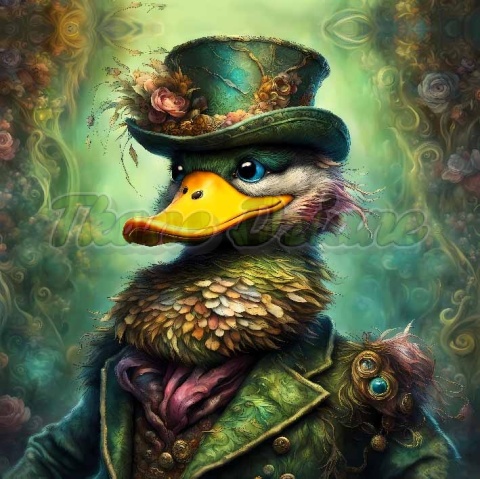 PANEL DRUKOWANY KOLOROWE PTAKI NR 9