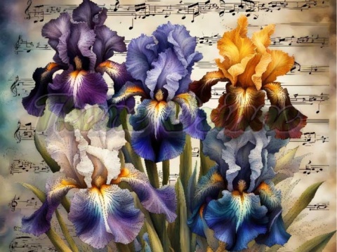 PANEL DRUKOWANY KWIATY NR 20