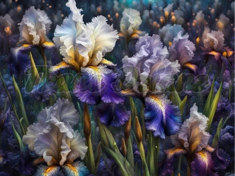 PANEL DRUKOWANY KWIATY NR 4