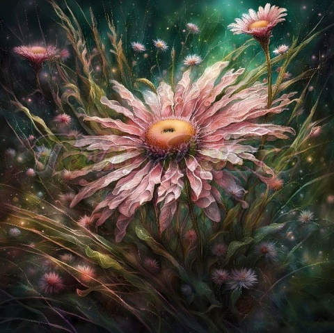 PANEL DRUKOWANY KWIATY NR 6