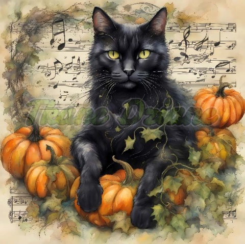 PANEL DRUKOWANY KOT W DYNIACH NR 6