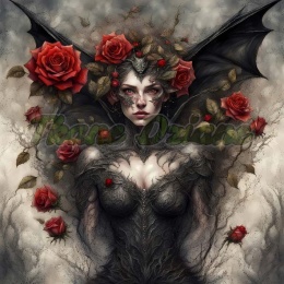 PANEL DRUKOWANY KOBIETA NIETOPERZ NR 4