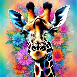 PANEL DRUKOWANY ŻYRAFA NR 3