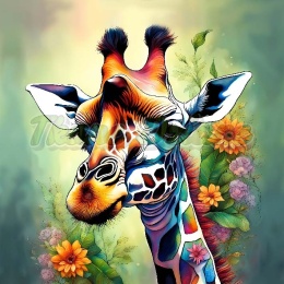 PANEL DRUKOWANY ŻYRAFA NR 4