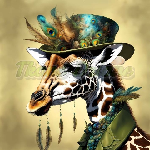 PANEL DRUKOWANY ŻYRAFA NR 5