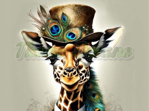 PANEL DRUKOWANY ŻYRAFA NR 6