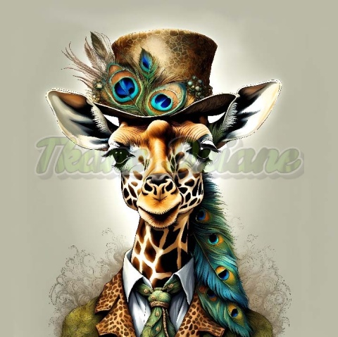 PANEL DRUKOWANY ŻYRAFA NR 6