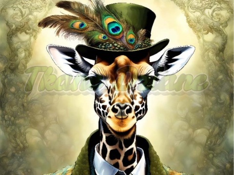 PANEL DRUKOWANY ŻYRAFA NR 7