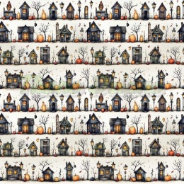 TKANINA DRUKOWANA HALLOWEEN NR 4